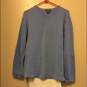 Eddie Bauer Sweater/sweatshirt.  Light blue.